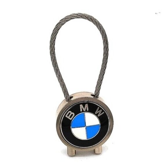 Accessories - Authentic BMW Keychain Key Fob in Brushed Stainless Steel